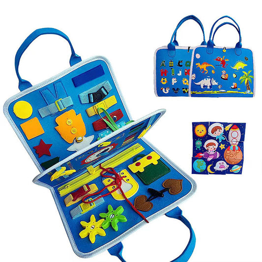 New cross-border children's felt learning board early education board busy board quiet book learning early education toys