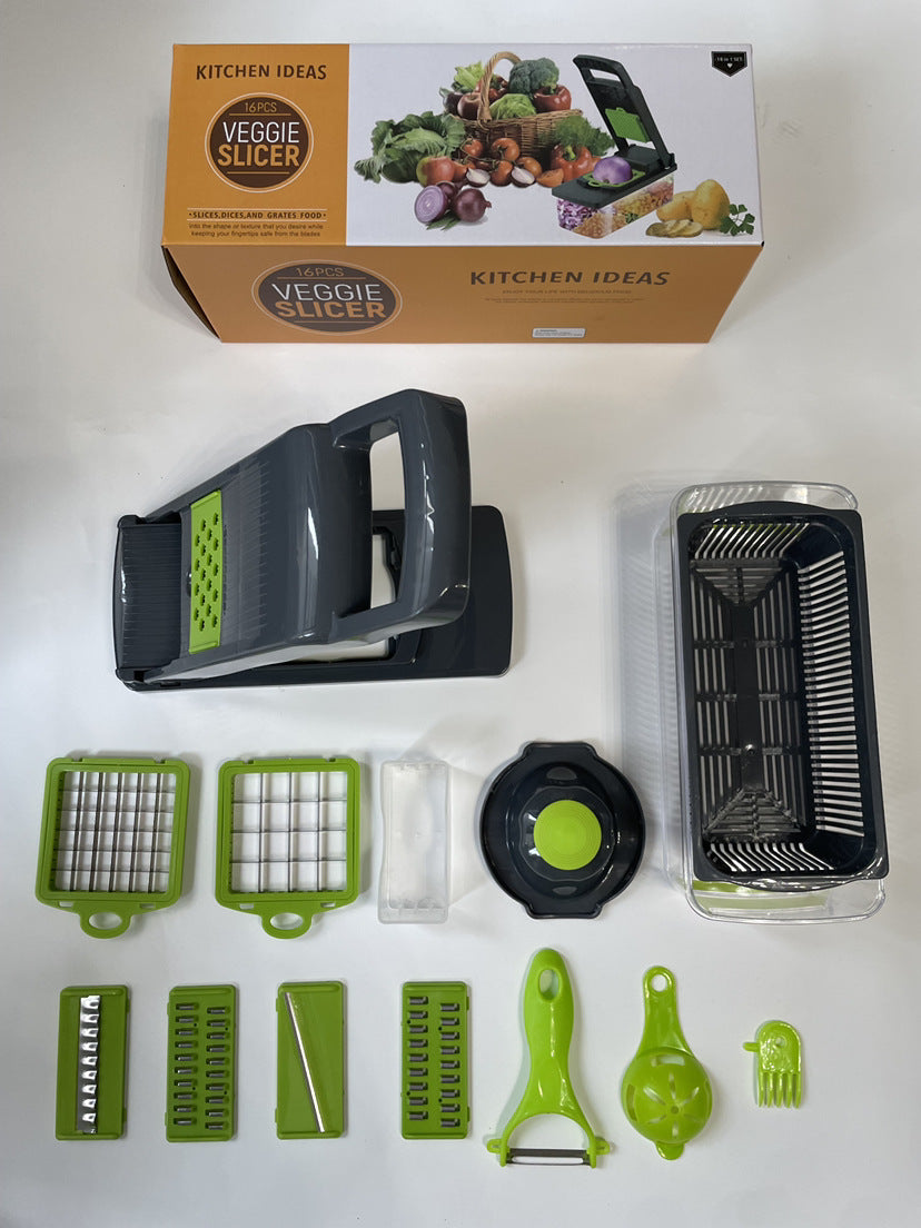16-Piece Vegetable Slicer Set