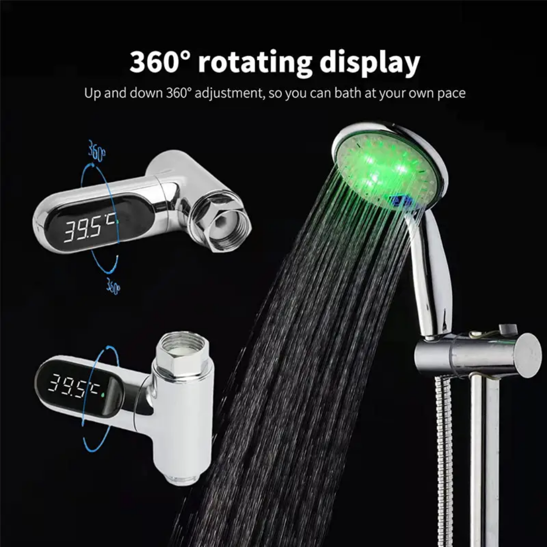 Smart LED Shower Thermometer