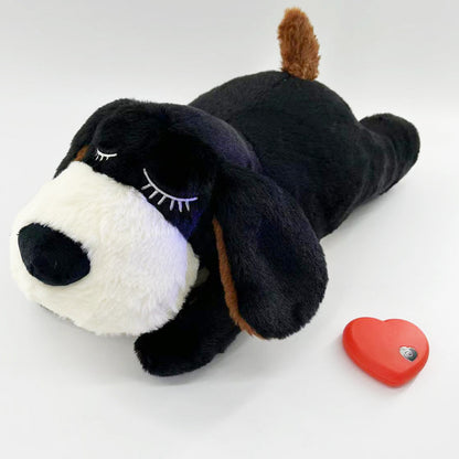 Cross-border pet anxiety accompany sleep toy dog interaction plush heartbeat cat toy pet toy