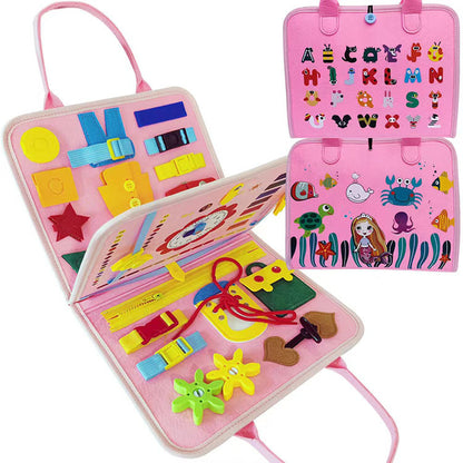 New cross-border children's felt learning board early education board busy board quiet book learning early education toys