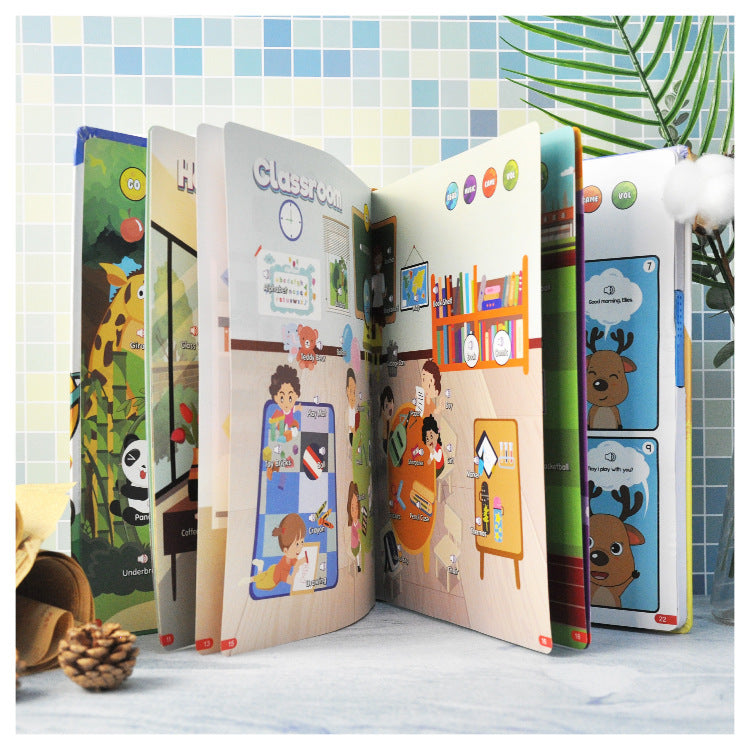 New English Early Childhood Education Children's Voice Touch Book English Talking Toy Book Talking Book