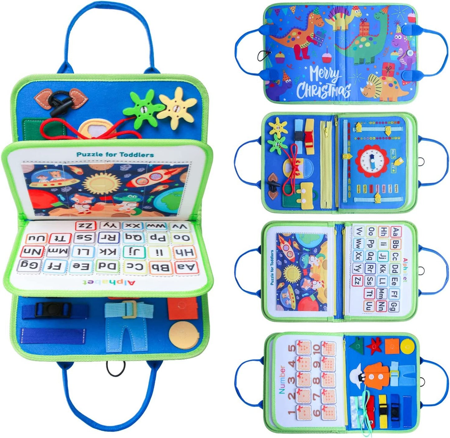 New cross-border children's felt learning board early education board busy board quiet book learning early education toys