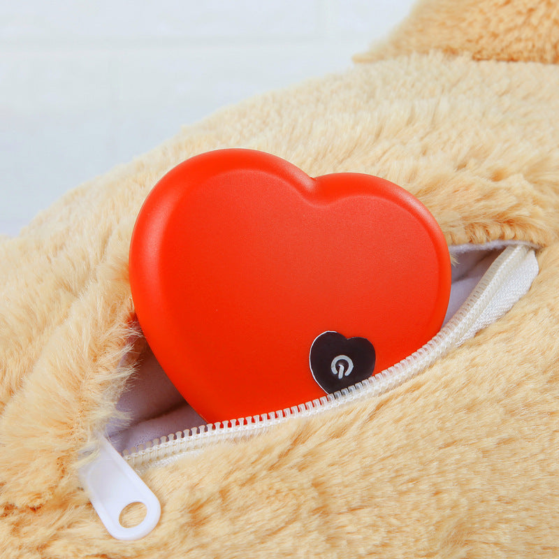 Cross-border pet anxiety accompany sleep toy dog interaction plush heartbeat cat toy pet toy