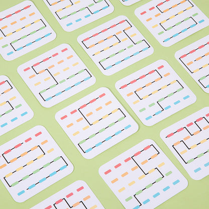 Children's fun string game baby hand-eye coordination training early education wooden educational toys