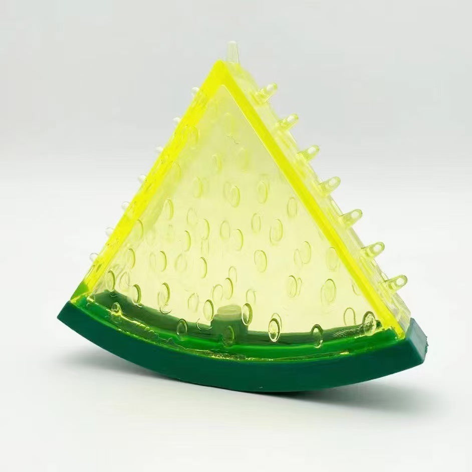 Amazon sound dog toy tpr pet toy rubber chew resistant toy fruit toy frozen factory stock