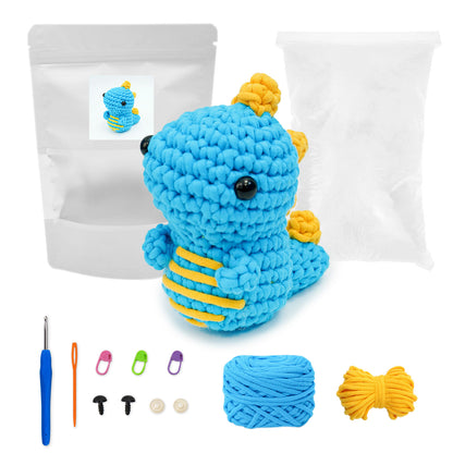 Crochet Kit with Easy Yarn